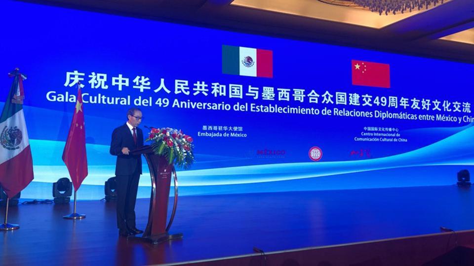Se Celebra El 49 º Aniversario Del Establecimiento De Las Relaciones Diplomaticas Entre Mexico Y China Cgtn En Espanol
