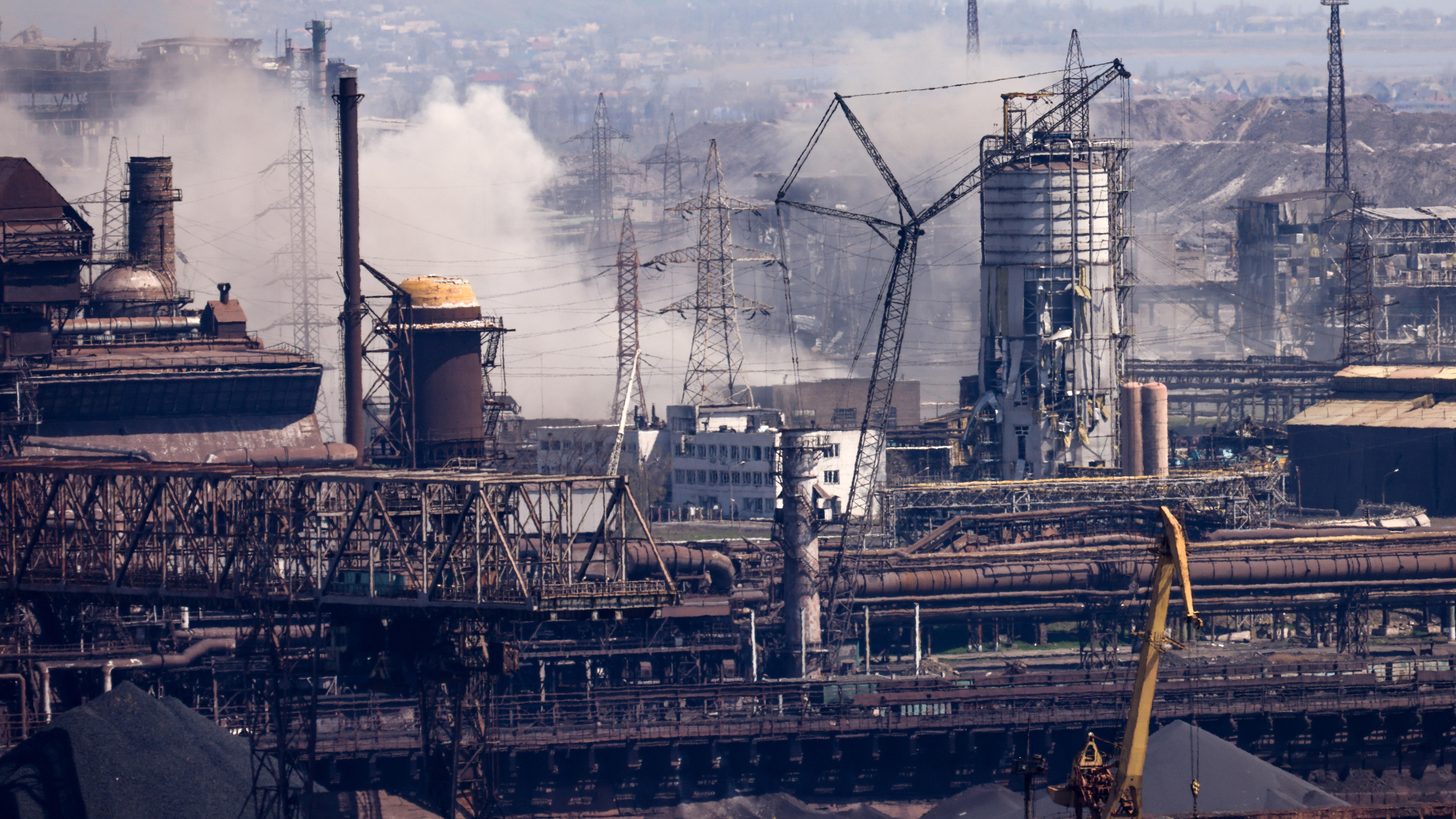 Завод азовсталь в мариуполе